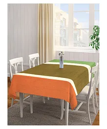 Arrabi Multi Stripes Handwoven Cotton 8 SEATER Table Cover ARTC-1211-Multi
