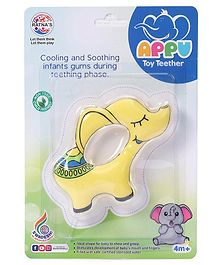 Ratnas Appu Elephant Shaped Water Filled Teether- Multicolor
