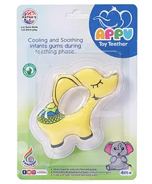 Ratnas Appu Elephant Shaped Water Filled Teether- Multicolor