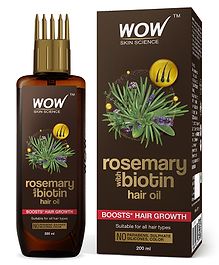 WOW Skin Science Rosemary with Biotin Hair Growth Oil -200 ml