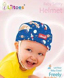 LILTOES Baby Head Protector for Safety of Kids 6M to 3 Years- Baby Safety Helmet with Proper Air Ventilation & Corner Guard Protection Spaceship