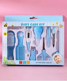 Ortis Baby Care Grooming Kit Pack of 10 - Blue