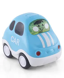 Zoe Musical Friction Car With Light- Blue