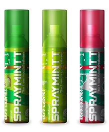 Spraymintt   Elaichill + Saunfshiver + Thandapaan  1 Second Instant Mouth Freshener Spray - 45 gm