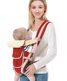 Sanjary Adjustable Baby Carrier Bag with Safety Belt and Comfortable Head Support Front and Back Kids Carrier Sling Bag Color May Vary