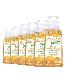Zuci Junior Muskmelon Hand Sanitizer Pack of 12 - 30 ml Each