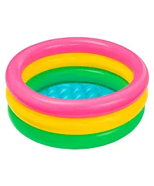 Vworld Kid's Inflatable Baby Bath Tub Pool, 2ft, 3-4 Years (Multicolour)