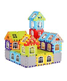 Yamama Happy House Construction Building Blocks Set Early Learning Toys For Kids Multicolor - 150 Pieces