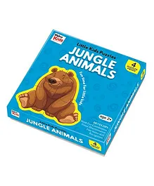 Braino Kids Little Kids Puzzles Jungle Animals - Blue
