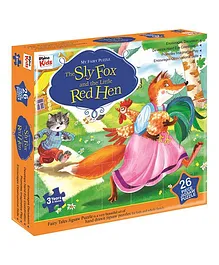 Braino Kids My Fairy Puzzle The Sly Fox And The Little Red Hen - 26 Pieces
