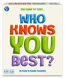 Skillmatics Card Game Who Knows You Best Family Party Game - Multicolour