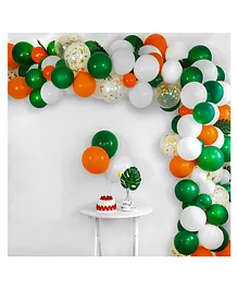 Bubble Trouble Tricolor Decorations for Independence Day Tricolour Pack of 68
