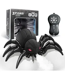 Negocio Realistic Rc Spider Toy with Spray Light and Music ( Color May Vary)