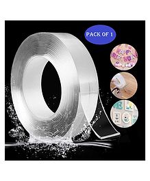 Luvlittle  Double Sided Traceless Washable Adhesive Transparent Tape - White