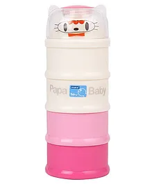 Papa Milk Container - Pink White