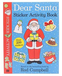 Dear Santa Sticker Book by Rod Campbell - English