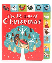 The 12 Days of Christmas A Lift the Tab Board Book by Roger Priddy - English