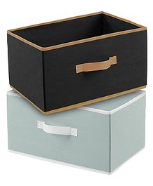 Fun Homes Rectangular Storage Box Pack of 2 - Multicolour