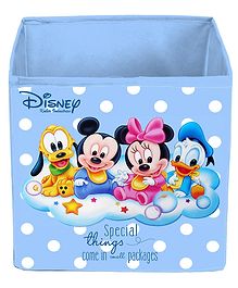 Fun Homes Rectangular Storage Box Mickey Mouse Print - Blue