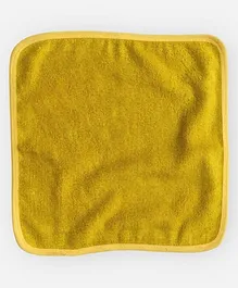 Cocoon Care Baby Face Towel L 33 x B 33 cm - Mustard Yellow
