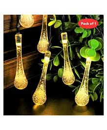 Bubble Trouble Warm White Fairy Water Drop String Ball Light L (Pack of 1)