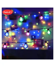 Bubble Trouble Double Galss LED String Lights - 12 Feet Fairy Lights with 14 LED Bulb  Multicolor