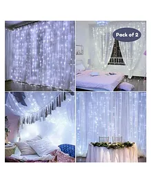 Bubble Trouble  White Led Serial Lights for Decoration - String Lights for Home Decoration 10 Meter Pack of 2)