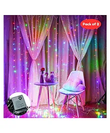 Bubble Trouble Multicolor Serial String Led Light with 8 Modes Changing Controller  Waterproof Serial Lights for Decoration Long for Home Diwali Decoration Christmas Patio Garden 10 Meter Pack of 2