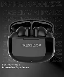 Crossloop Freedom Podz TWS Earbuds- Black