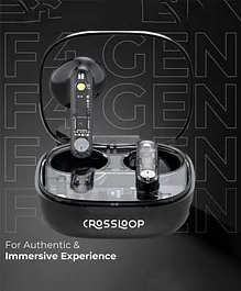 Crossloop F4 GEN True Wireless Earbuds- Black