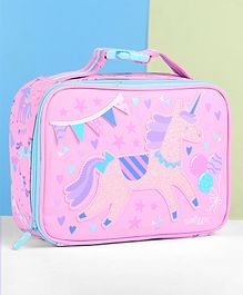 Smiggle Unicorn Theme Lunch Box Bag - pink