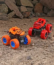 Play Nation Monster Truck Stunt Car - Red Orange