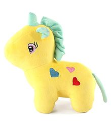 Play Nation Unicorn Soft Plush toy Yellow - Height 25 cm