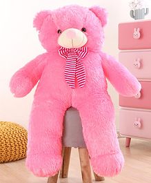 Play Nation Teddy Bear Soft Toy Pink  - Height 90 cm