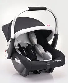 Babyhug Onyx Elite Car Seat cum Carry Cot with Rocking Base  - Grey & White