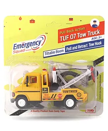 Centy Pull Back Tuf O7 Tow Truck - Yellow