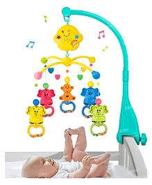 Fiddlerz Musical Wind up Cot Mobile Ring with Hanging toys, Soft Soothing Music for Babies