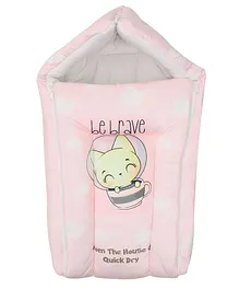 Quick Dry Baby Kangaroo Wrapper cum Sleeping Bag Be Brave Print - Multicolor