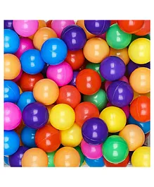 REZNOR Premium Plastic 70mm Big Size Colourful Kids Pool Balls for Fun with No Sharp Edges - 25 Pcs
