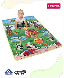 Babyhug Animal Printed Play Mat - Blue & Green