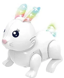 NIYAMAT Hopping Cute Bunny Rabbit Toy with Flashing Lights  Musical Best Gift for Children Toddlers Boys Girls