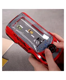 NIYAMAT Hand-Held Portable Car Game Adventure Game Car Racing Machine Sterring Wheel Toy (Multicolor) (Latest 2023)