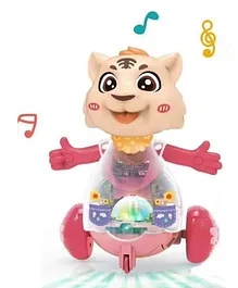 NIYAMAT Cute Pet Electric TGR Toy with Light and Sound - Multicolor