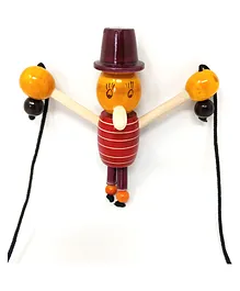 A&A Kreative Box Wooden Joker Puppet (Available in Assorted Colours )