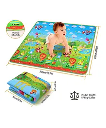 Baby Play Mat Reversible Waterproof Foldable - Multicolour