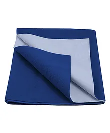Kritiu Small Size Bed Protector Mat Dry Sheet - Blue