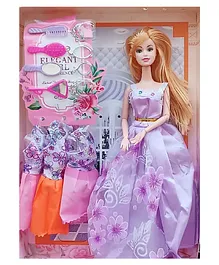 Marketing Beautiful Moveable Arms & Legs Doll Toy for Girls with Dress and Fashion Accessories