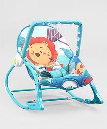 Baby Rocker With Electric Vibrating Music- Blue