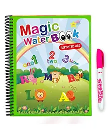 VGRASSP Reusable Magic Water Quick Dry Book Learning Toy Doodle and Scribble with Magic Doodle Pen - 9 Pages