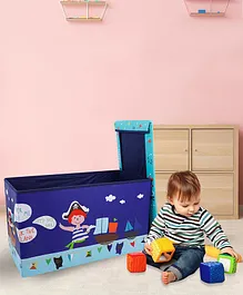 Baby Moo Treasure Hunt Large Multifunctional Playroom Storage Box - Blue